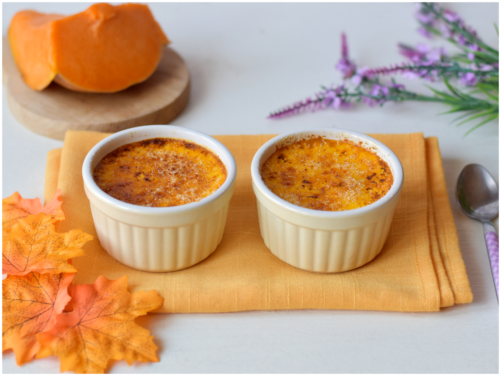 Crème brûlée alla zucca