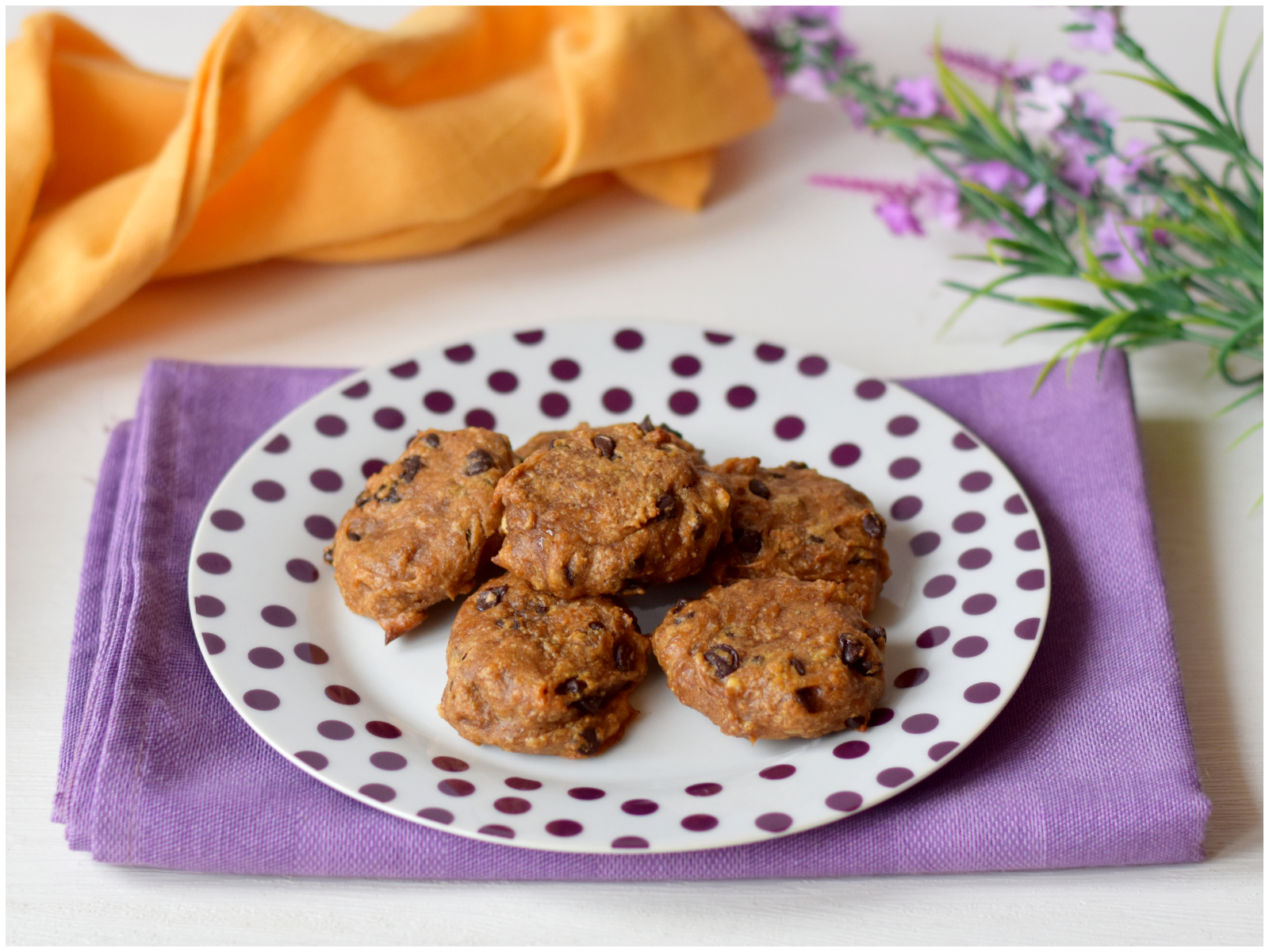 Biscotti banana cioccolato