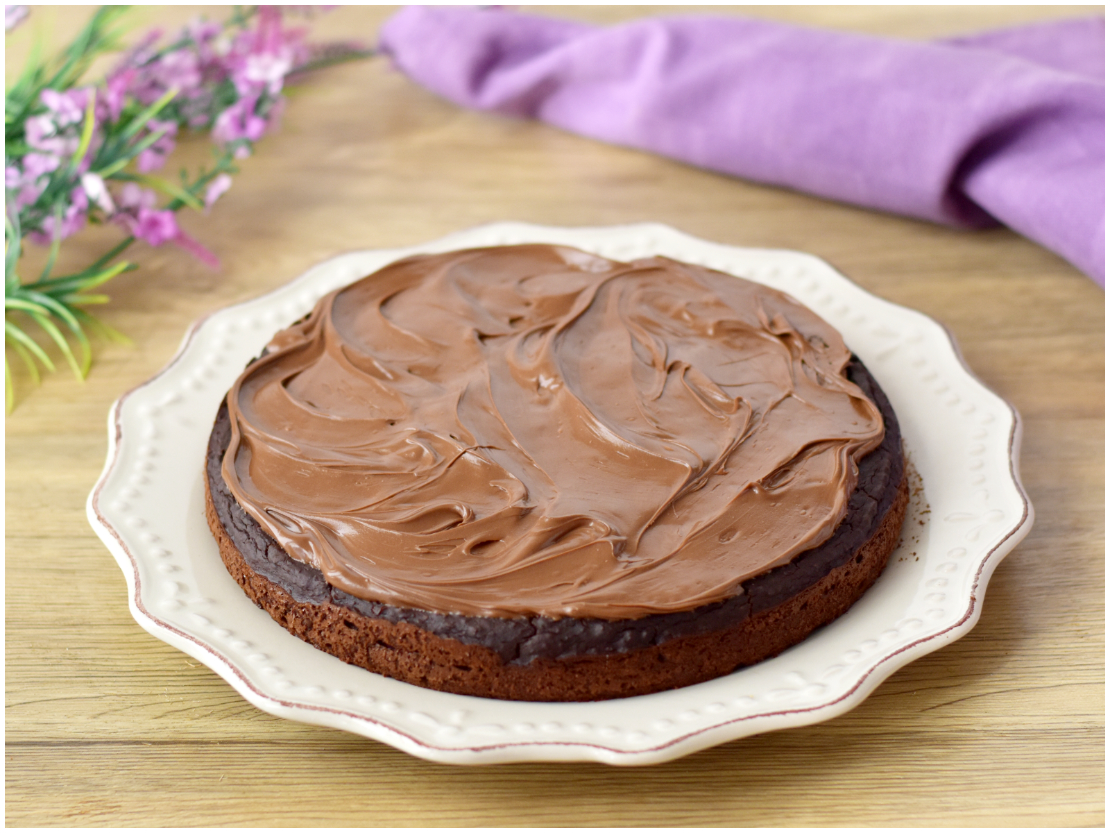 Torta lenticchie e cioccolato