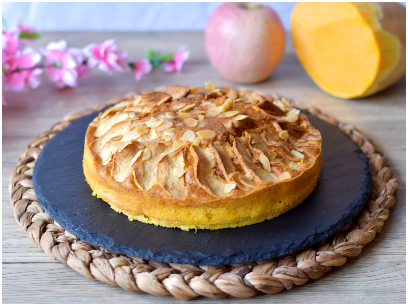 Torta di mele e zucca