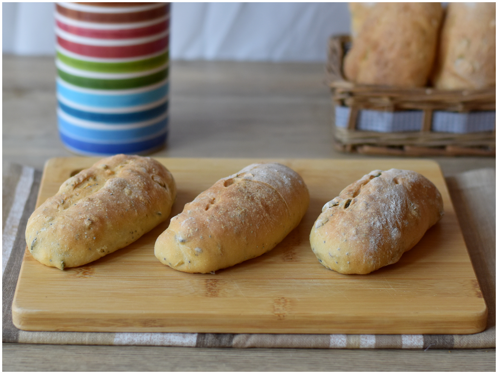 Panini con aquafaba e semi