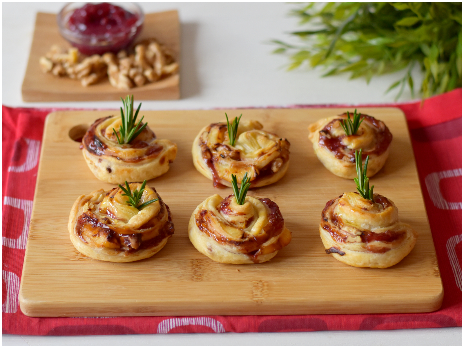 Girelle cranberry e brie