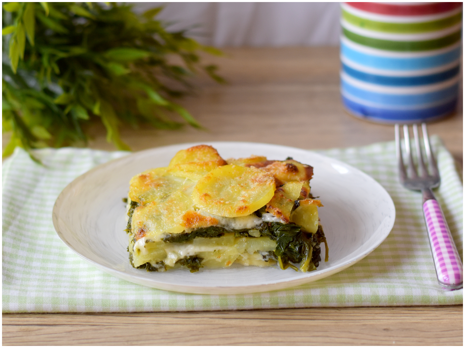 Parmigiana di patate e friarielli