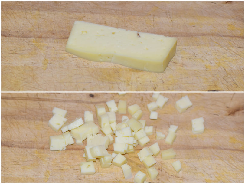 Asiago sulle pizzette ai fichi
