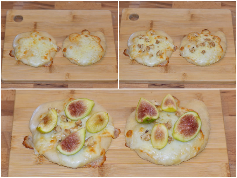 Pizzette ai fichi pronte